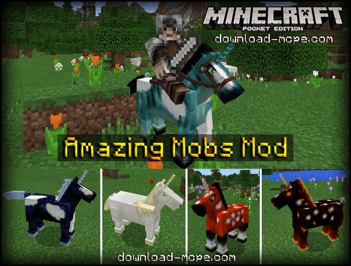 Мод Amazing Mobs 0.17.0