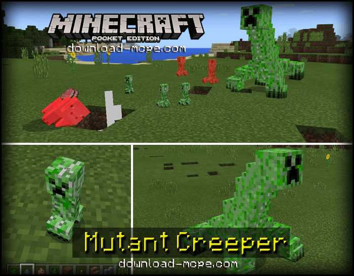 Мод Mutant Creeper 1.0/0.17.0