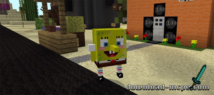 скачать minecraft spongebob mod онлаенбисплатна #3