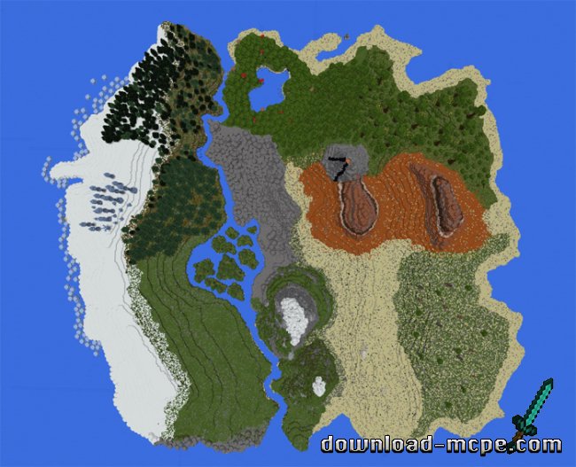 Карта Ekza’s Terrain Overhaul [Пользовательская Локация]