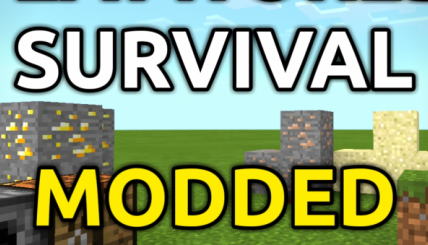 Мод Superflatworld Survival 1.8+