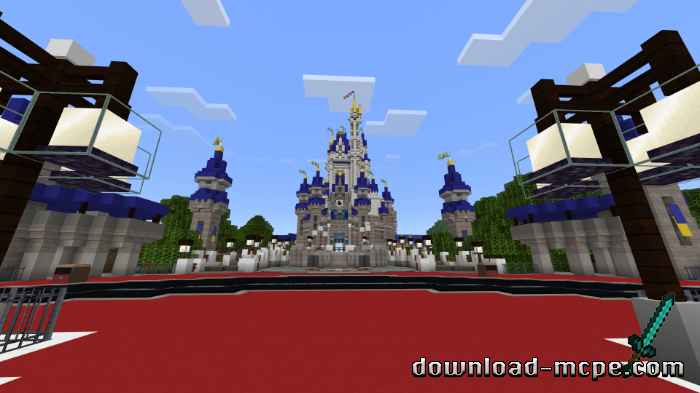 Карта Minecraft Walt Disneyworld + Texture Pack [Творчество]