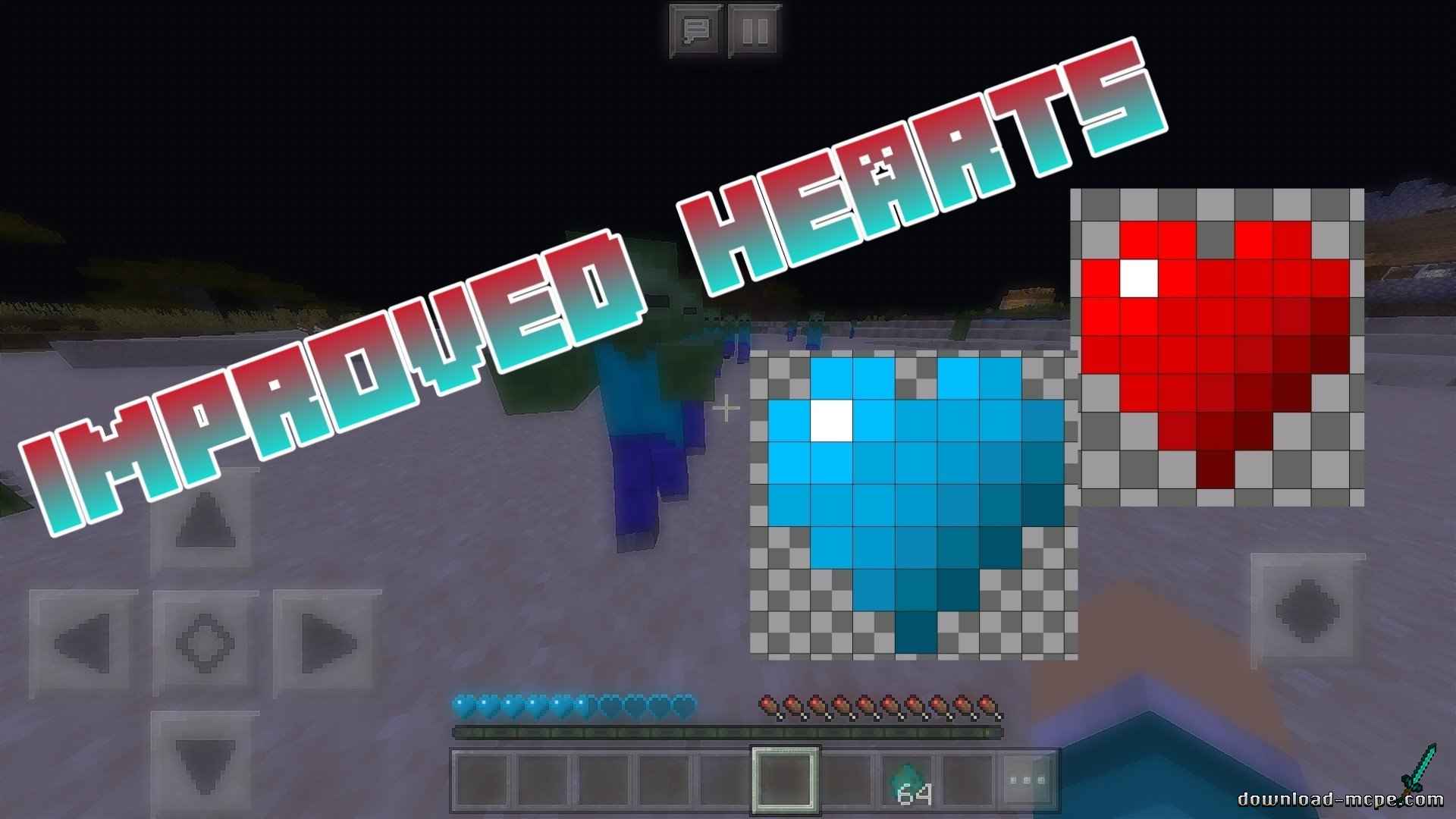 Текстуры Improved Hearts 1.12