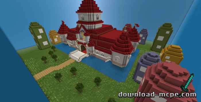 Карта Mario 64 Castle (Творчество) | Карты для Майнкрафт ПЕ