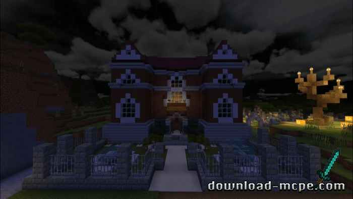Карта Spooky Town (Приключения) | Карты для Майнкрафт ПЕ