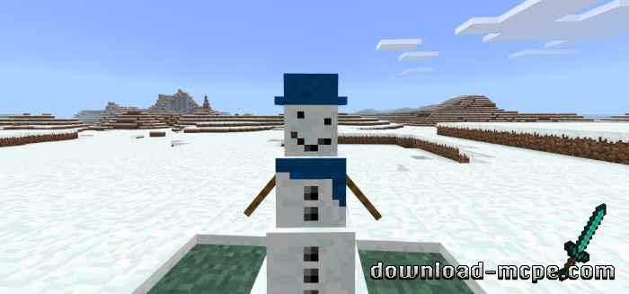 Мод Snowman 1.13 | Моды для Майнкрафт ПЕ