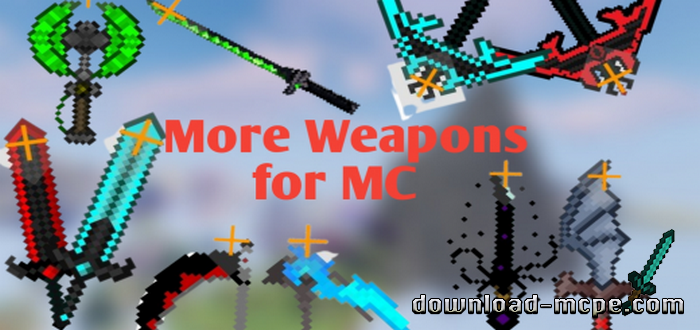 Мод More Weapons for MC 1.18
