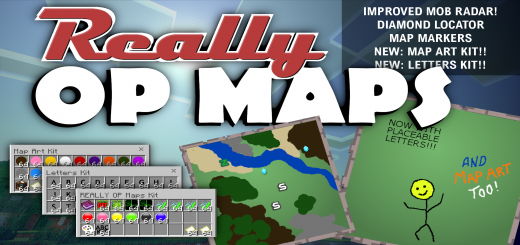 Мод REALLY OP Maps 1.18