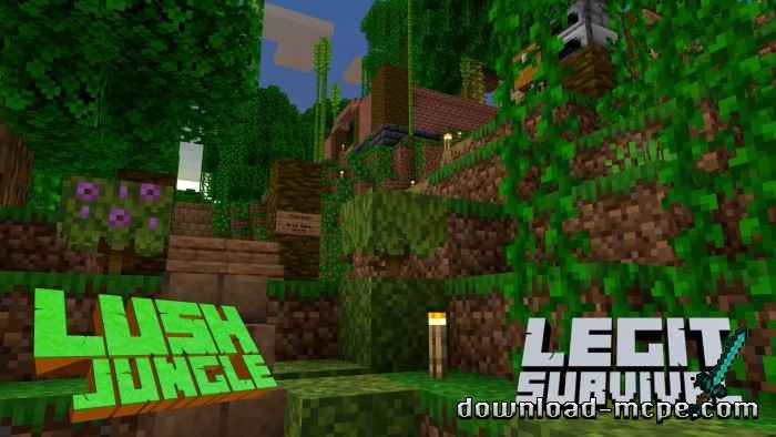 Карта Legit Survival: Lush Jungle [Выживание]