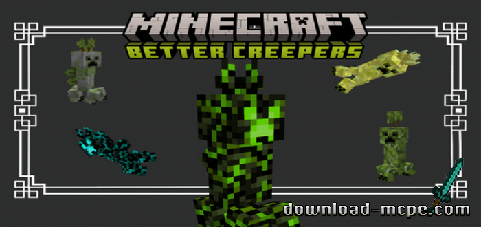 Текстуры Better Creepers 1.19