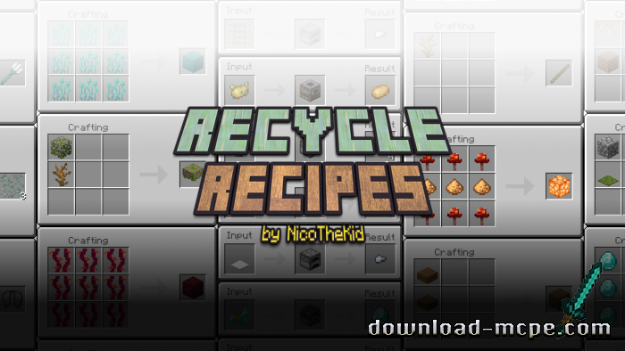 Мод Recycle Recipes (v1.4) 1.19