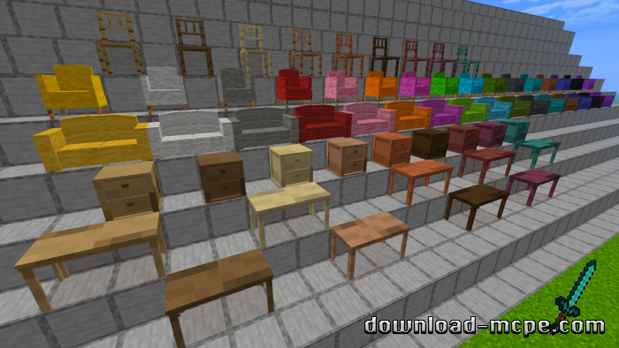 Мод Furniture 3D Pack 1.19+