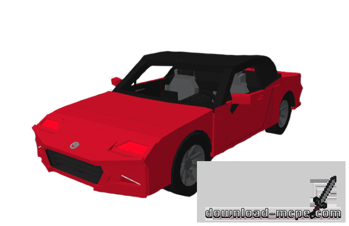Мод Mazda MX-5 Miata 1.14+ | Моды для Майнкрафт ПЕ