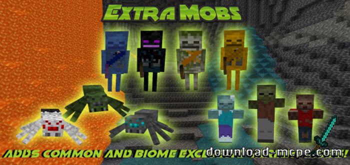 Мод Extra Mobs 1.19.50
