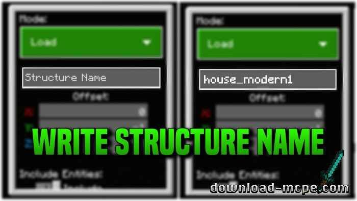 Мод Structure In One Click 1.14+ | Моды для Майнкрафт ПЕ