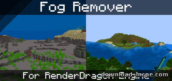 Текстуры Fog Remover Shader for RenderDragon [16х16] 1.19.50