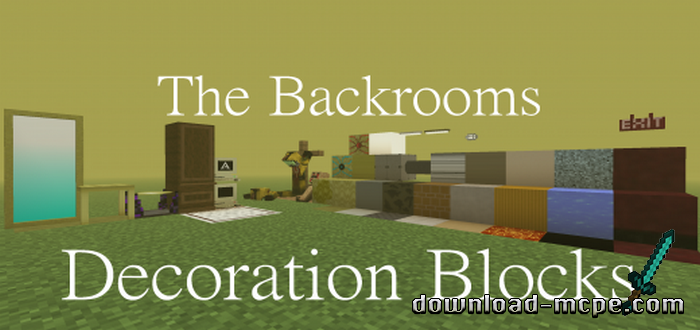 Мод Backrooms Decoration (All Main Levels) 1.18.30