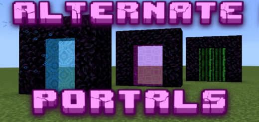 Текстуры Alternate Portals v1.0.5 [16x16] 1.16+