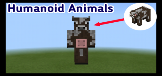 Мод Humanoid Animals v1.0.6 1.19+