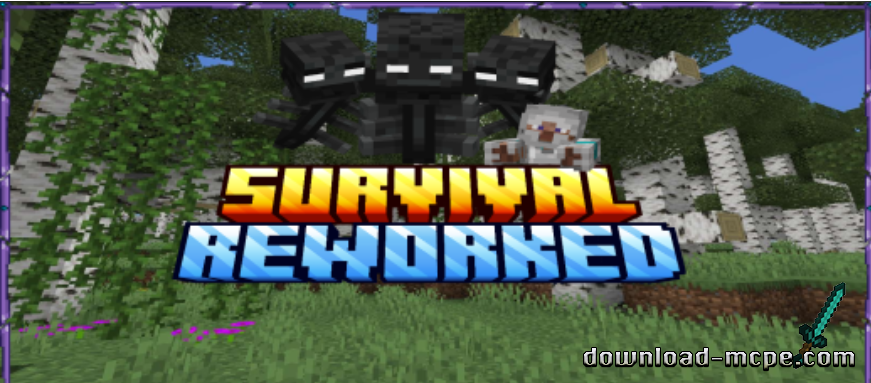 Мод Survival Reworked 1.0.9.2 1.20.12