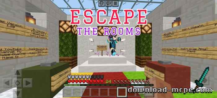 Карта Escape The Rooms [Мини игра]