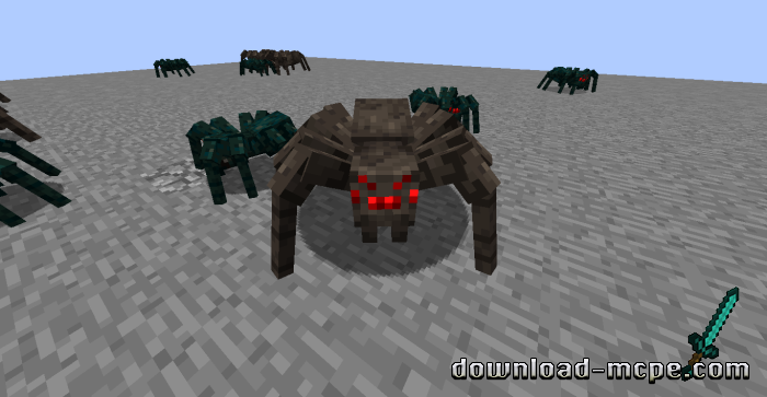 Текстуры Better Spider Remastered 1.20.10 | Текстуры для Майнкрафт ПЕ