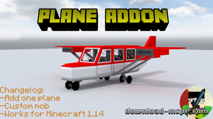 Мод Plane V7 (RMPlaysMC YT Version) 1.19.50