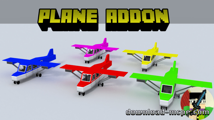 Мод Plane V7 (RMPlaysMC YT Version) 1.19.50 | Моды для Майнкрафт ПЕ