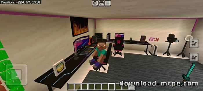 Мод furniture Kraft V1.0 Version A 1.19+ | Моды для Майнкрафт ПЕ