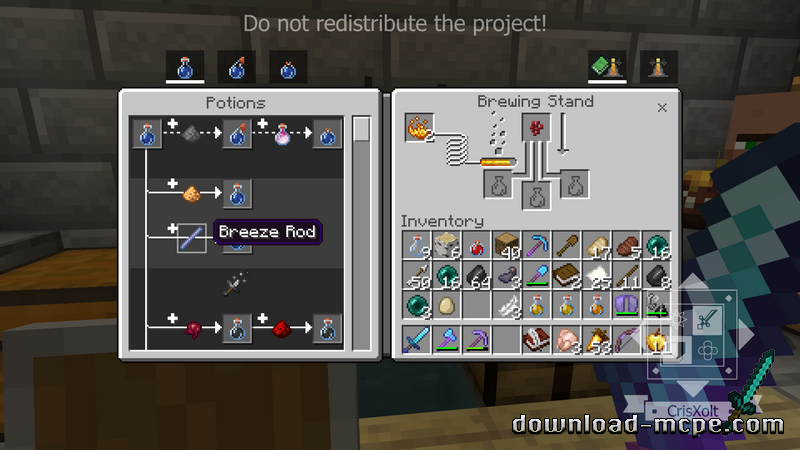 Мод Brewing Guide UI v3.1 1.21 | Моды для Майнкрафт ПЕ