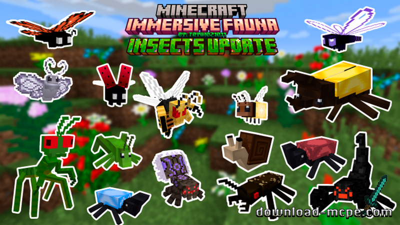 Мод Immersive Insects 1.20.80+