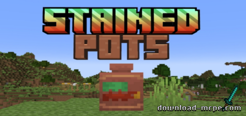 Текстуры Stained Decorated Pots [16х16] 1.21