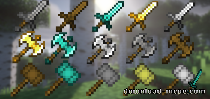 Мод More Vanilla Weapons+ Complete 1.21