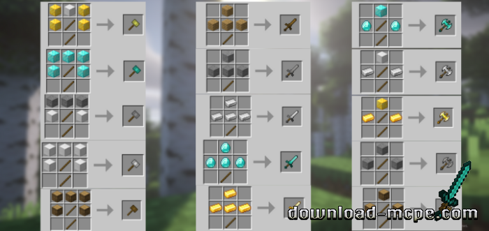 Мод More Vanilla Weapons+ Complete 1.21 | Моды для Майнкрафт ПЕ