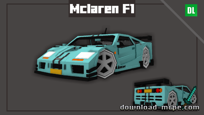 Мод Mclaren F1 1.14+ | Моды для Майнкрафт ПЕ