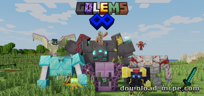 Мод Golems Infinity v1.4 1.21+